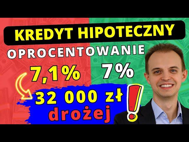 Jak na odsetki kredytu hipotecznego wpływa minimalna zmiana oprocentowania? (2024)