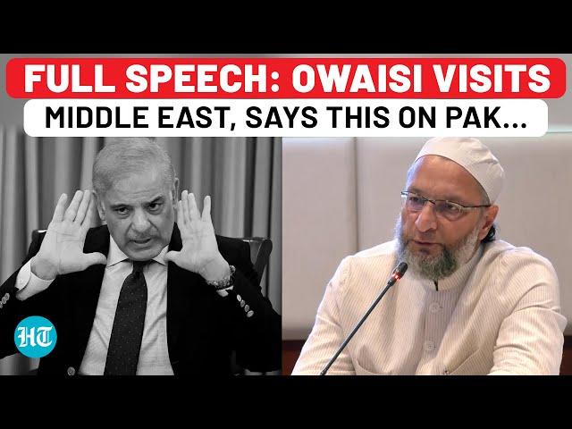 Full Speech: In Middle East, Owaisi's Big Pakistan Message| AIMIM Chief In Bahrain| Sindoor,Pahalgam