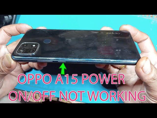 oppo a15 power on/off not working | how to repair power button on oppo a15