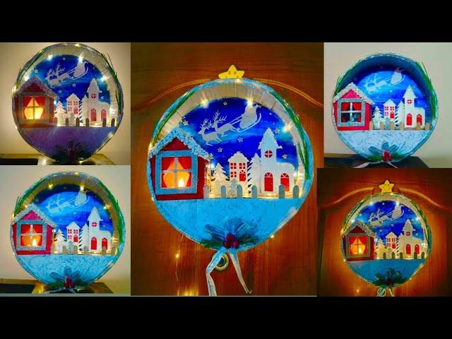 Low Cost Christmas Village Craft Wall hanging Ideas / DIY Wall Decor / Christmas Decorations Ideas