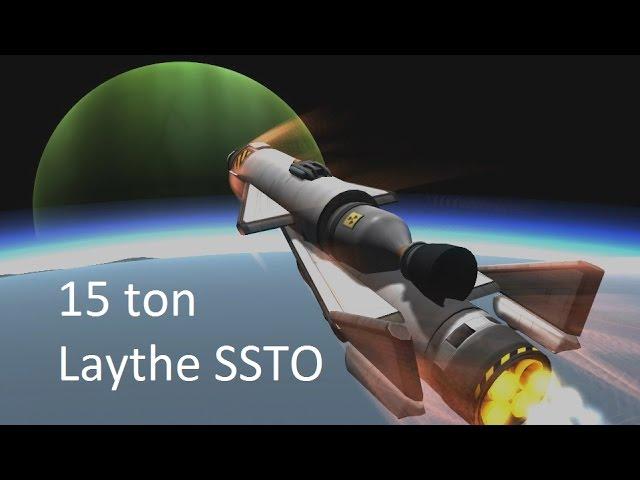 KSP   To Laythe and back in a 15 ton stock SSTO