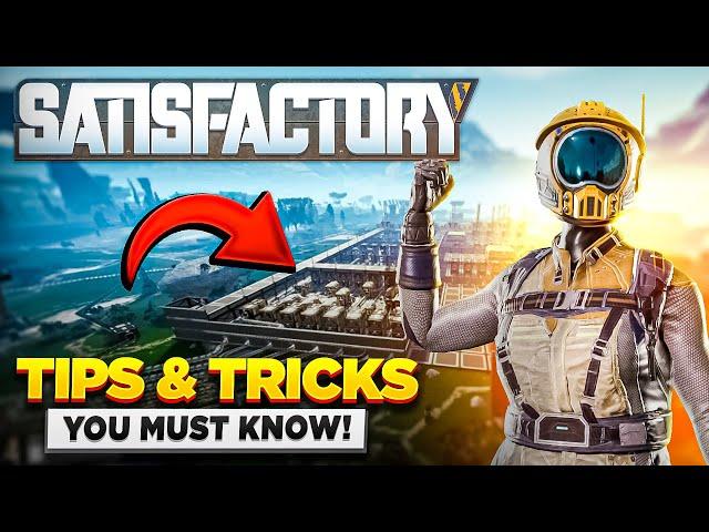 40+ Satisfactory Tips and Tricks You NEED TO KNOW! [Satisfactory Update 8]