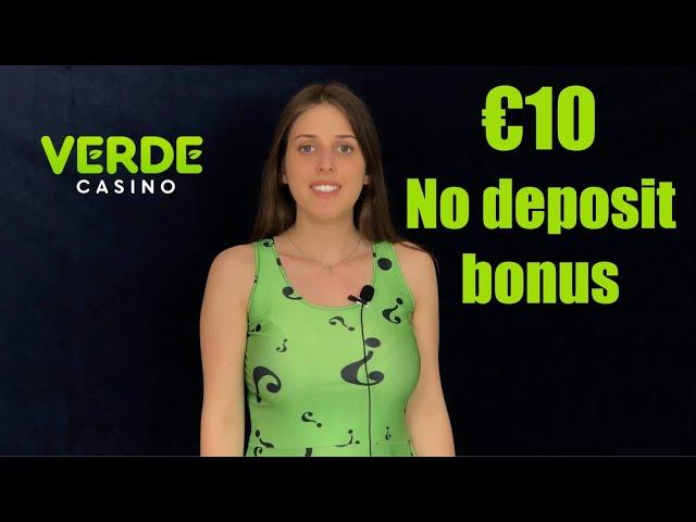 Verde Casino - €10 no deposit bonus