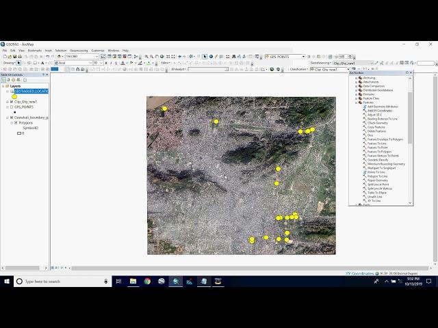 Adding XY Coordinates for GPS points in attribute table in ArcGIS