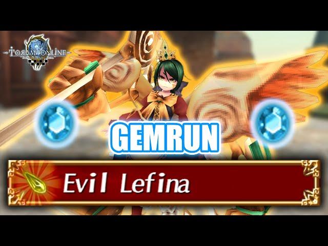 Evil Lefina Gemrun with SRD & Glory Gem - Toram Online