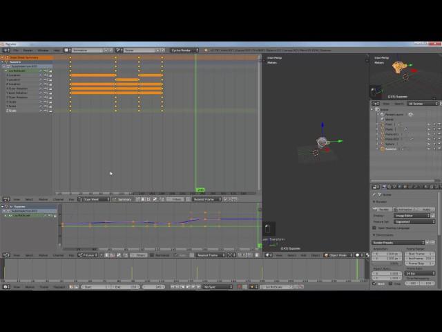 Blender.  Основы анимации