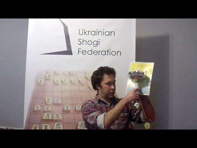 Ukraine Shogi Cup - 2022 prizegiving ceremony
