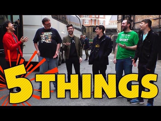 5 THINGS w/ Bob, Jack, Ethan, Wade, Tyler