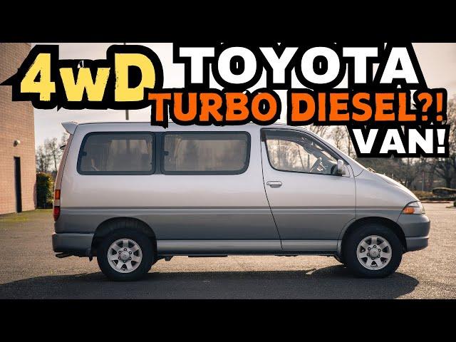 THIS 90s Luxury Toyota Van is 4WD and Turbo DIESEL! | JDM 1997 Toyota Granvia POV Drive and Review