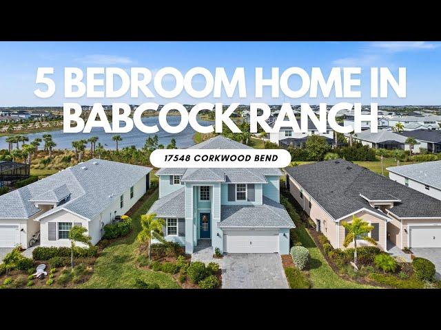 Spacious Two-Story 5 Bedroom Home in Babcock Ranch! | 17548 Corkwood Bend Trl, Punta Gorda, FL 33982