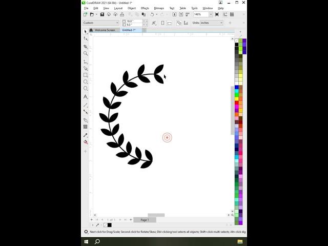 Coreldraw Tutorial - Bland Tool  For More Tips