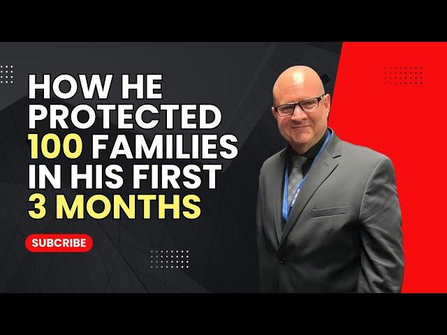 He Protected Over 100 Families in His First 3 Months Selling Insurance!