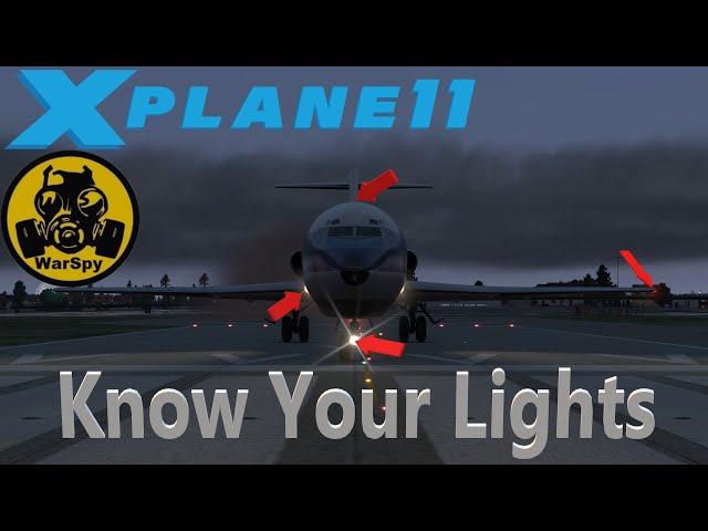 X-plane 11 Exterior Lights ??