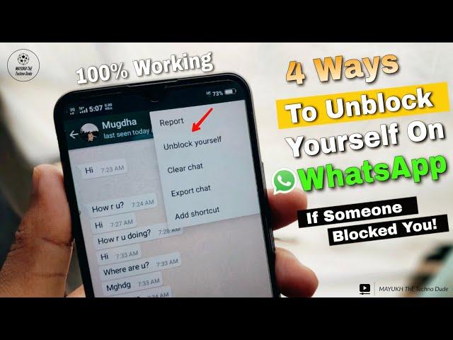 How To Unblock Yourself On WhatsApp In 2024 If Someone Blocked You (4 Ways)