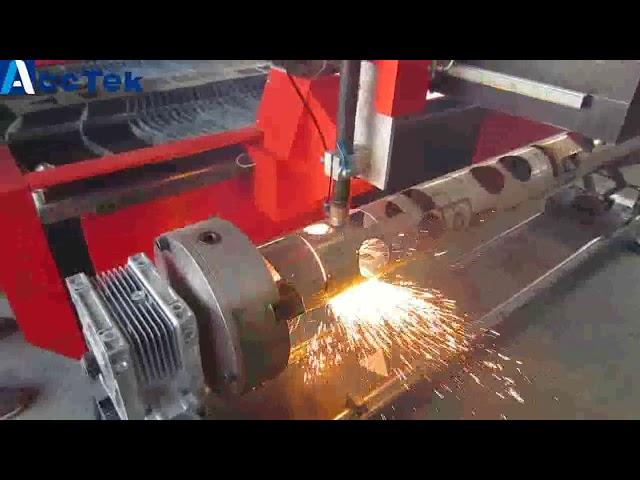 AccTek cnc plasma cutting machine metal with starfire controller