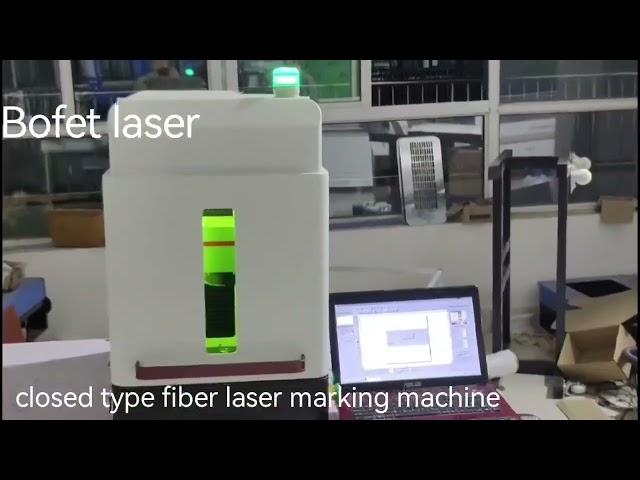 closed type fiber laser marking machine from bofetlaser