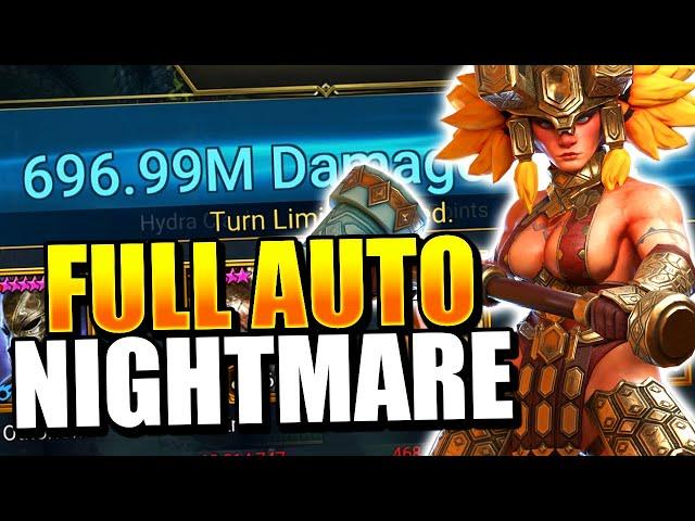 Trunda SMASHING Hydra Still! Nightmare Full Auto | Raid: Shadow Legends