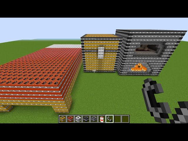 minecraft tnt blocks and mobs experiment