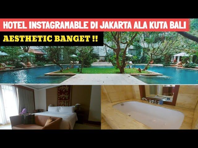 PENGINAPAN ALA RESORT KUTA BALI DI KAWASAN JAKSEL | REVIEW HOTEL THE DHARMAWANGSA