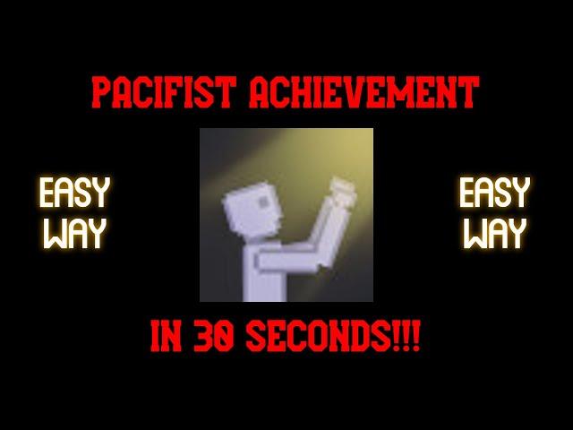 [People Playground] HOW TO GET PACIFIST ACHIEVEMENT IN 30 SECONDS!