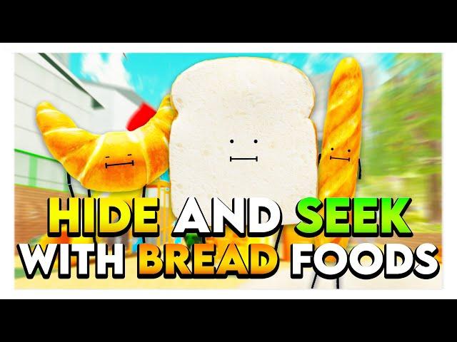 Roblox SECRET STAYCATION HIDE & SEEK WITH BREAD FOODS! 