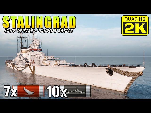 Heavy cruiser Stalingrad - always very effective