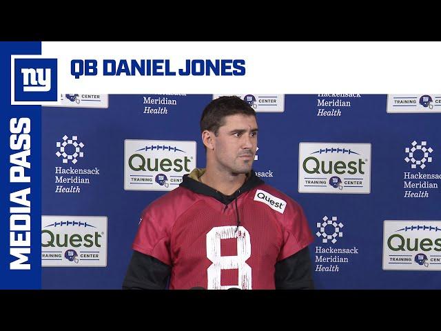 Daniel Jones Addresses the Quarterback Change | New York Giants