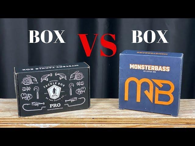 Mystery Tackle Box Pro VS  Monsterbass Box October 2019