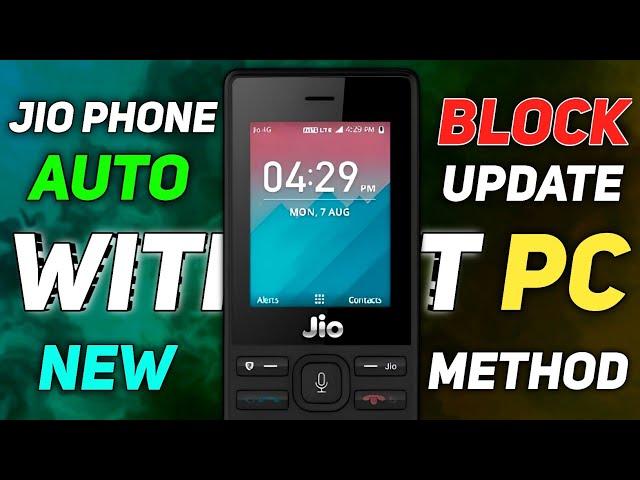 JIO PHONE AUTO UPDATE BLOCK || WITHOUT PC || SAFE OMNISD || EASY METHOD || BY UNICK