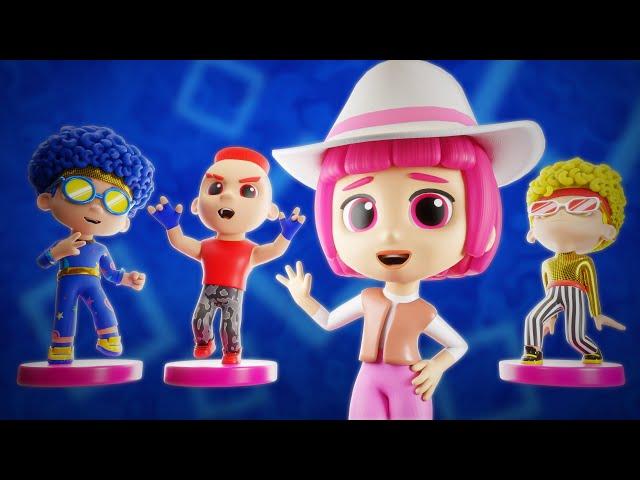 Trendy Lya-Lya and Trendy Cha-Cha, Chicky & Boom-Boom | D Billions Kids Songs