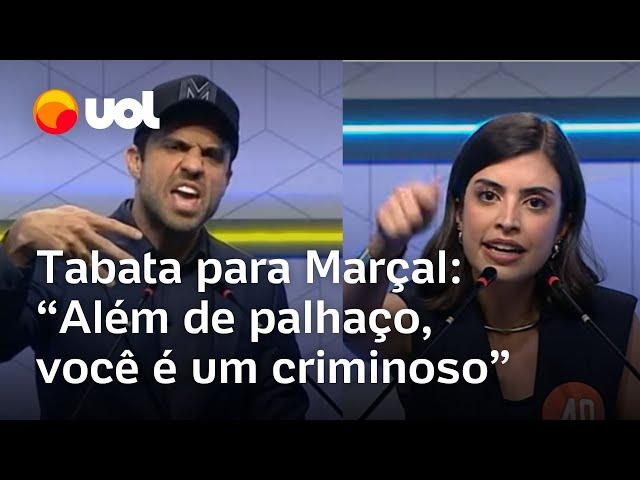 Tabata rebate Pablo Marçal: 'Além de palhaço, você é um criminoso'