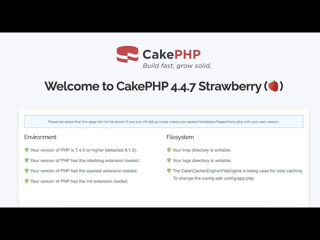 Cakephp+docker