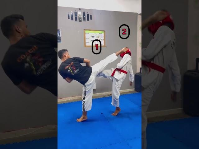 Taekwondo Knockout fight ￼Tutorial #shorts #devtkd