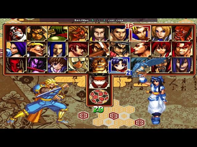 Samurai Shodown V Special ( BenJMan Vs cusi_cusa ) || Play date 14 Nov 24