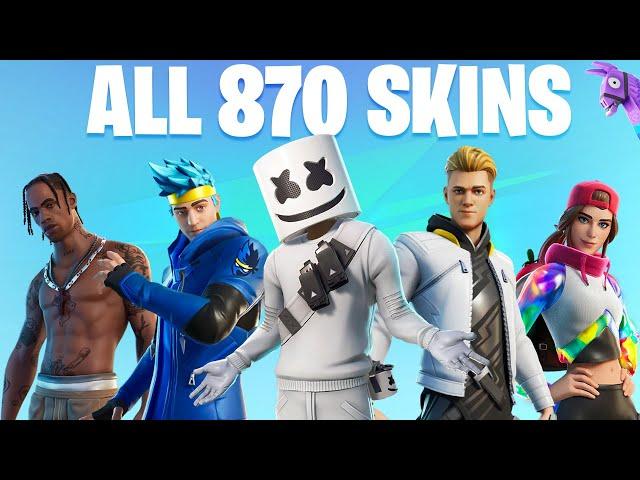 FORTNITE ALL SKINS (All 14 Season Skins)