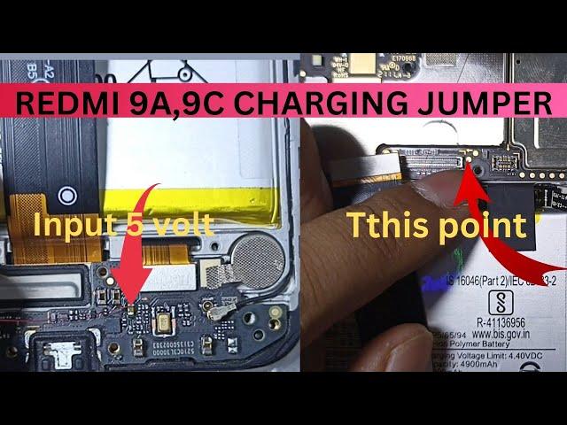 REDMI 9A/9C Charging Problem Solution REDMI 9A Charging Jumper Solution Latest 2023