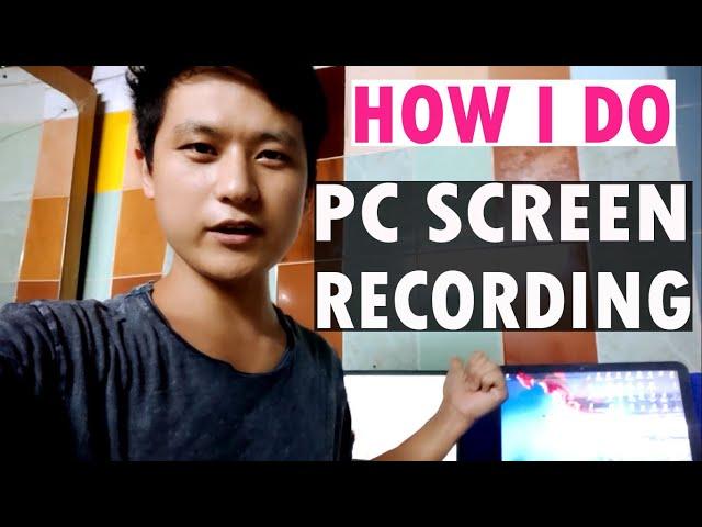 How to record computer screen?  PC screen recording| Game screen recording.