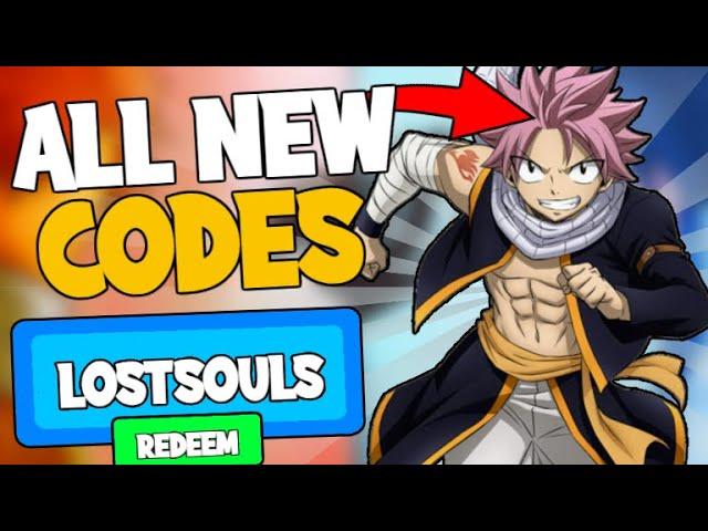 ALL FAIRY TAIL: LOST SOULS CODES! (March 2022) | ROBLOX Codes *SECRET/WORKING*