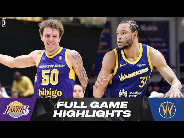 South Bay Lakers vs. Santa Cruz Warriors - Game Highlights