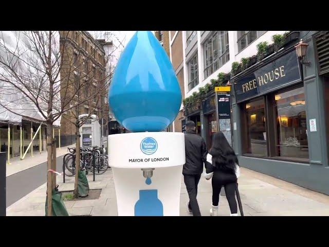 Enjoy Tap Water in London (Thames Water) public dispenser 