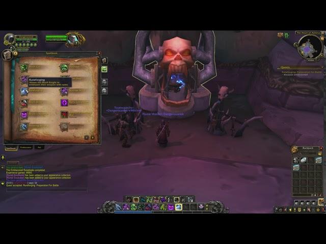 World of Warcraft: Runeforging: Preparation For Battle - Quest ID 12842 (Gameplay/Walkthrough)