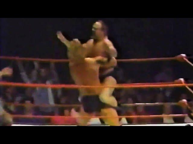 WWE WVR CWF KEVIN SULLIVAN VS LEX LUGER LUMBERJACK MATCH 1/13/1987 FULLY REMASTERED SD 4K 60FPS