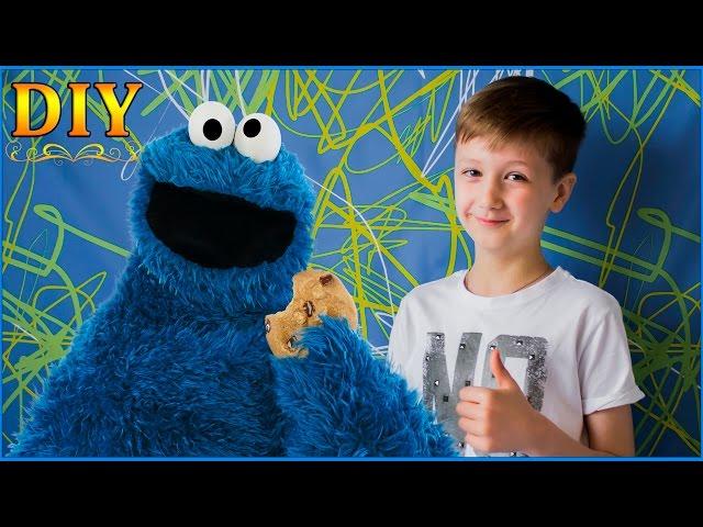 Do Mat - plaid cookie monster!!! DIY cookie monster loves COOKIES - Cookie Monster