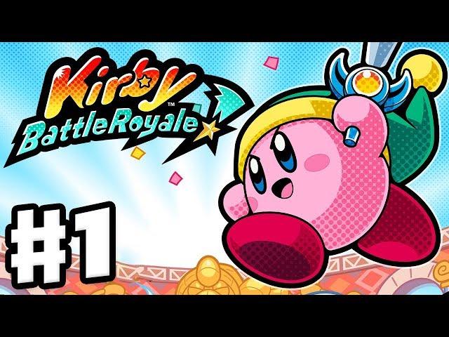 Kirby Battle Royale - Gameplay Walkthrough Part 1 - Story Mode Beginner's League! (Nintendo 3DS)