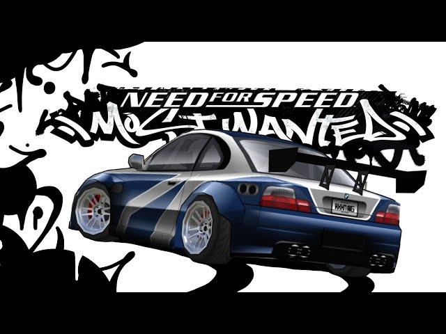 FR Legends livery BMW E46 M3 GTR Most Wanted [HD]