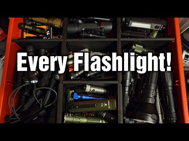 My Flashlight Collection RANKED (110+ Flashlights!)