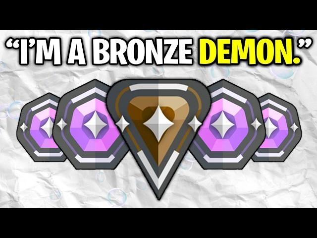 This Bronze LEGIT thinks he Deserves DIAMOND... I tested him.