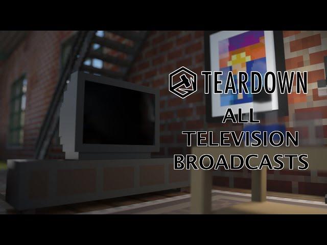 Teardown - All Hub TV Broadcasts