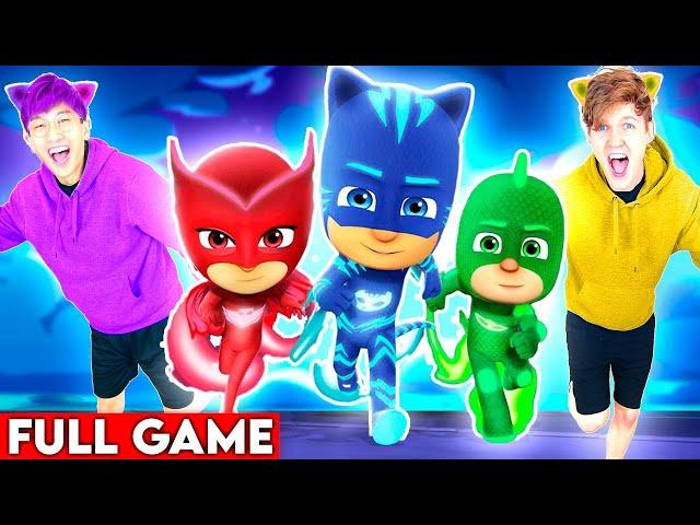 LANKYBOX Playing PJ MASKS: HEROES OF THE NIGHT! (NEW GAME *FULL GAMEPLAY WALKTHROUGH*)