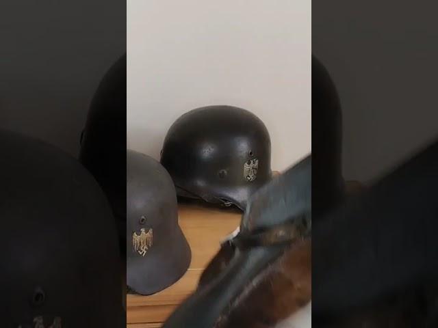 WW2 German Heer Stahlhelm  #history #shortvideo #ww2 #military #army #helmet #heer